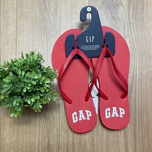 GAP Red Flip Flop Slippers